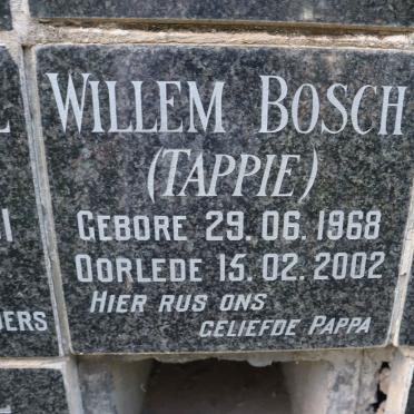 BOSCH Willem 1968-2002