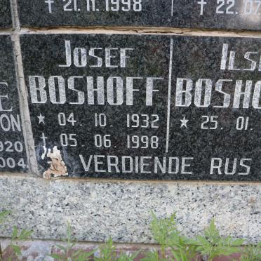 BOSHOFF Josef 1932-1998 &amp; Ilse 1933-