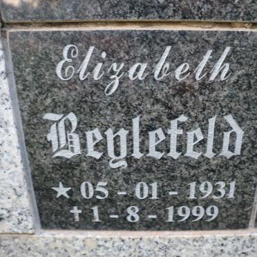 BEYLEFELD Elizabeth 1931-1999