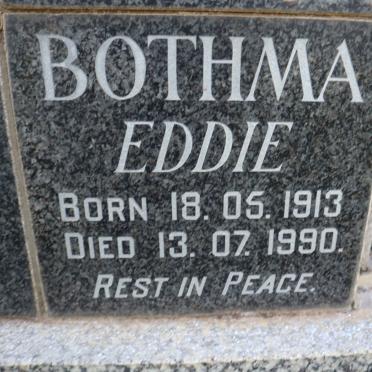 BOTHMA Eddie 1913-1990
