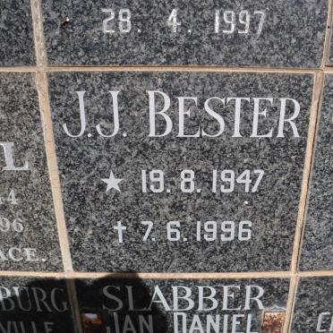 BESTER J.J. 1947-1996