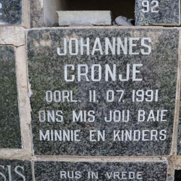 CRONJE Johannes -1991 &amp; Minnie