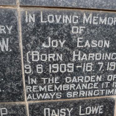 EASON Joy nee HARDING 1909-1971