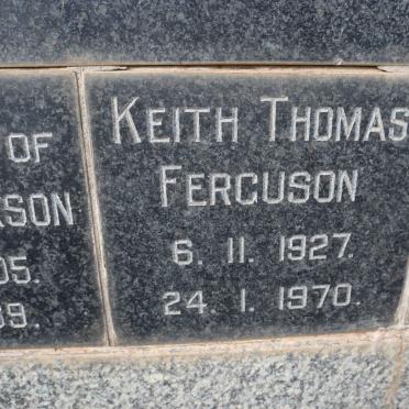 FERGUSON Keith Thomas 1927-1970
