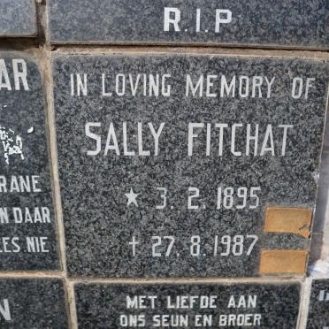 FITCHAT Sally 1895-1987