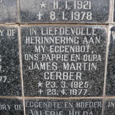 GERBER James Martin 1925-1977