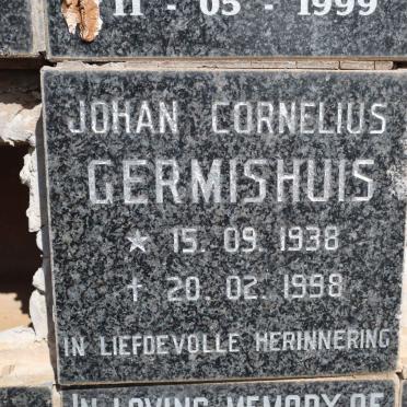 GERMISHUIS Johan Cornelius 1938-1998