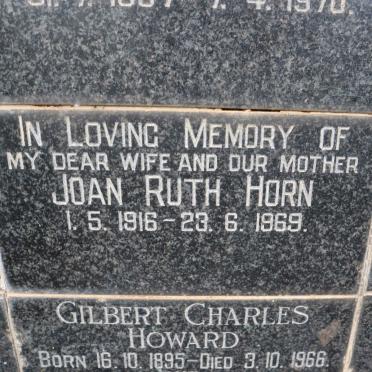 HORN Joan Ruth 1916-1969