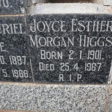 HIGGS Joyce Esther Morgan 1901-1967