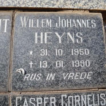 HEYNS Willem Johannes 1950-1990