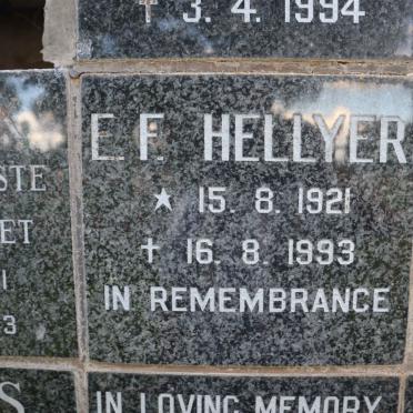 HELLYER E.F. 1921-1993