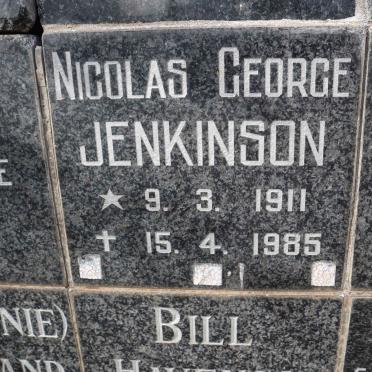 JENKINSON Nicolas George 1911-1985