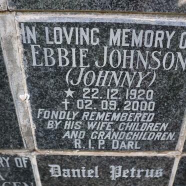 JOHNSON Ebbie 1920-2000