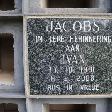 JACOBS Ivan 1931-2008