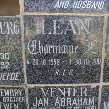 LEAN Charmaine E. 1958-1997