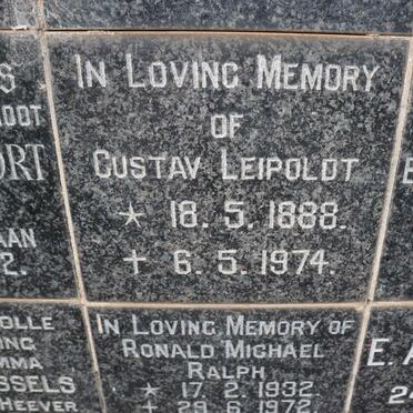 LEIPOLDT Gustav 1888-1974