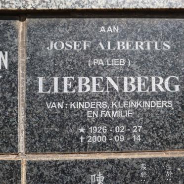 LIEBENBERG Josef Albertus 1926-2000