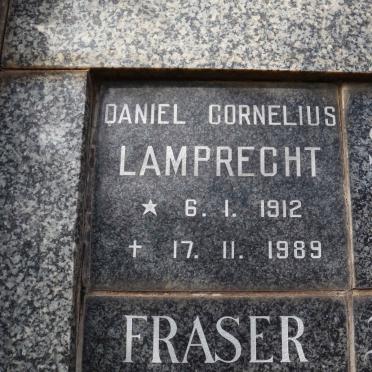 LAMPRECHT Daniel Cornelius 1912-1989