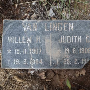 LINGEN Willem H., van 1907-1984 &amp; Judith C. 1906-199?