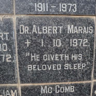 MARAIS Albert -1972