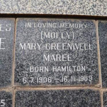 MAREE Mary Greenwell nee HAMILTON 1906-1989
