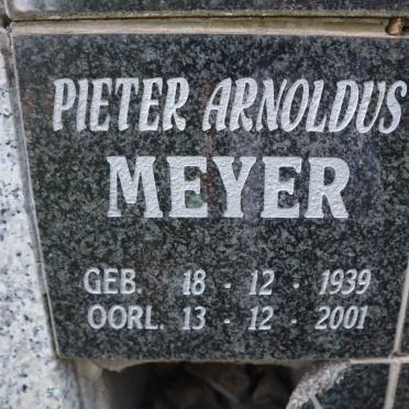 MEYER Pieter Arnoldus 1939-2001