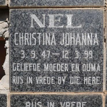 NEL Christina Johanna 1947-1999