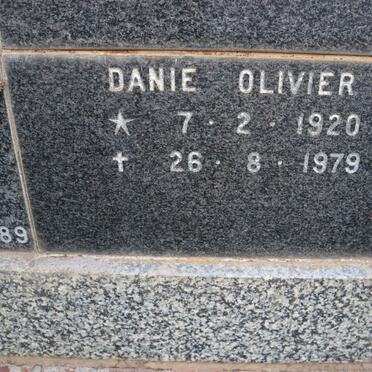OLIVIER Danie 1920-1979