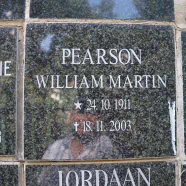 PEARSON William Martin 1911-2003