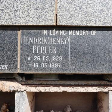 PEPLER Hendrik 1929-1997