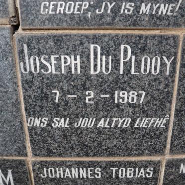 PLOOY Joseph, du -1987