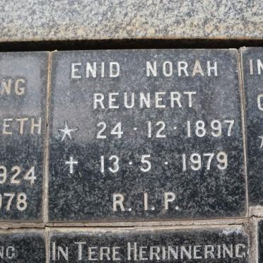 REUNERT Enid Norah 1897-1979