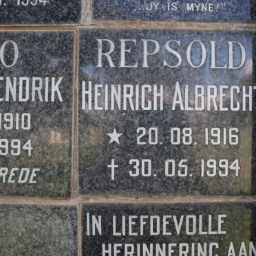 REPSOLD Heinrich Albrecht 1916-1994