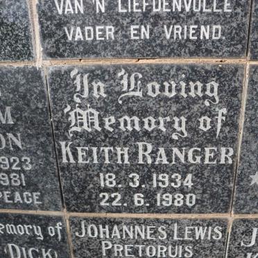 RANGER Keith 1934-1980
