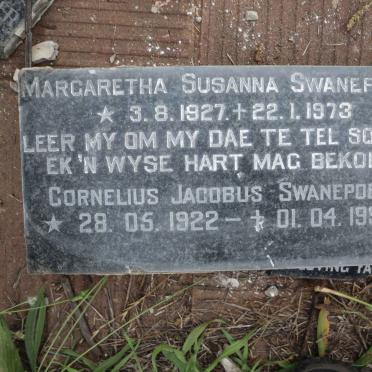 SWANEPOEL Cornelius Jacobus 1922-1996 &amp; Margaretha Susanna 1927-1973