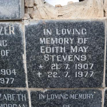 STEVENS Edith May 1907-1977