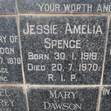 SPENCE Jessie Amelia 1919-1970