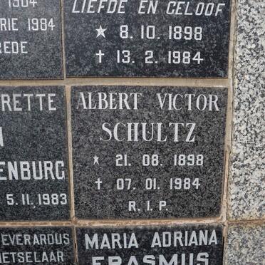 SCHULTZ Albert Victor 1898-1984