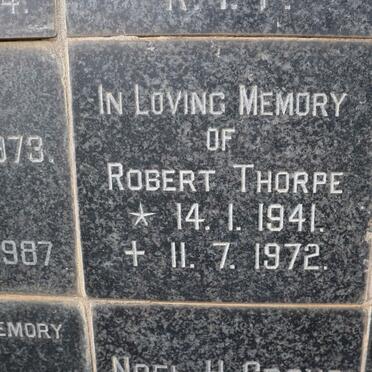 THORPE Robert 1941-1972