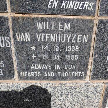 VEENHUYZEN Willem, van 1936-1995