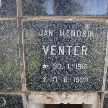 VENTER Jan Hendrik 1918-1993