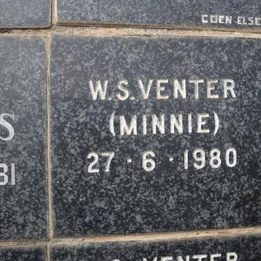 VENTER W.S. -1980