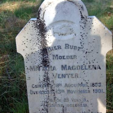 VENTER Martha Magdelena 1865-1901