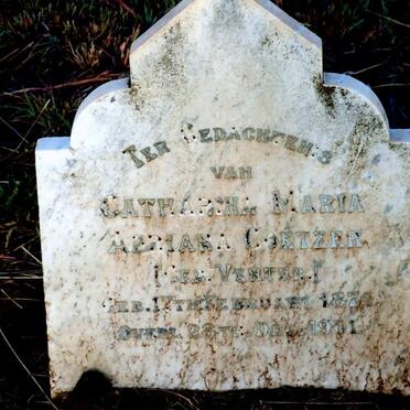 COETZER Catharina Maria Adriana nee VENTER 187?-1901