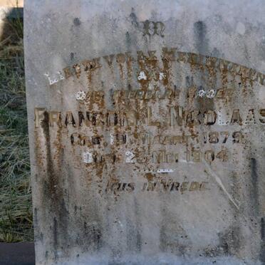 NICOLAAS Francina L. 1879-1904