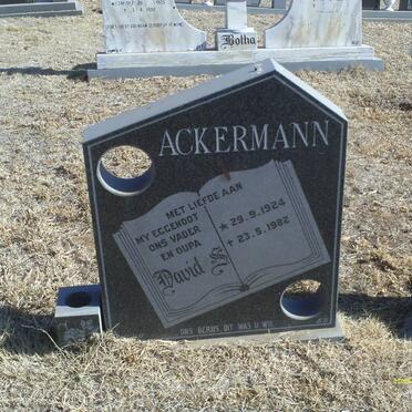 ACKERMANN David S. 1924-1982