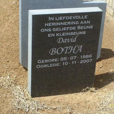 BOTHA David 1986-2007