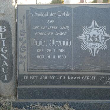 BLIGNAUT Daniel Jeremia 1964-1990