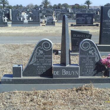 BRUYN Michiel Adriaan Petrus, de 1921-1988 &amp; Aletta Maria 1920-2007