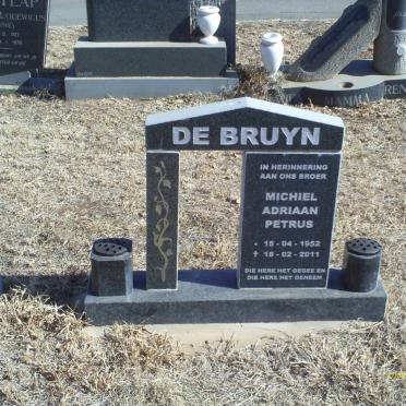 BRUYN Michiel Adriaan Petrus, de 1952-2011